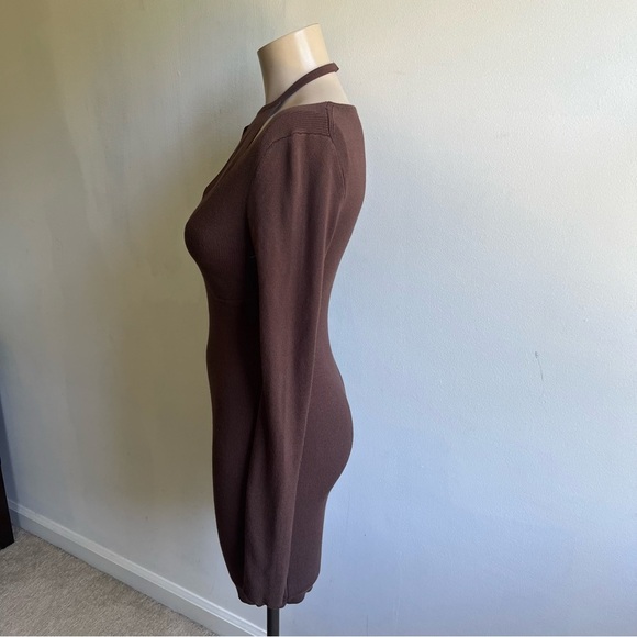 Revolve Camila Coehlo Allora Mini Dress in Chocolate - Picture 9 of 15